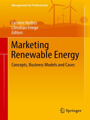 cover image of Marketing Renewable Energy